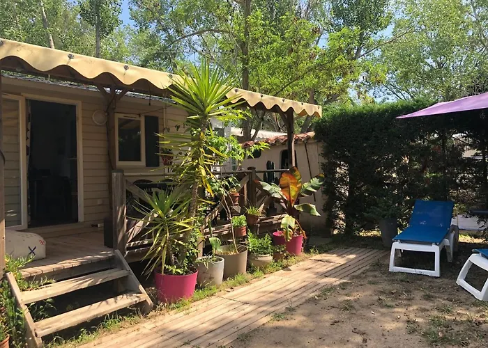 Mobil Home Climatise Camping 4* Le Grau Du Roi Les Jardins De Tivoli